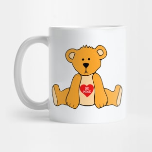 Valentine Teddy Bear Be Mine Mug